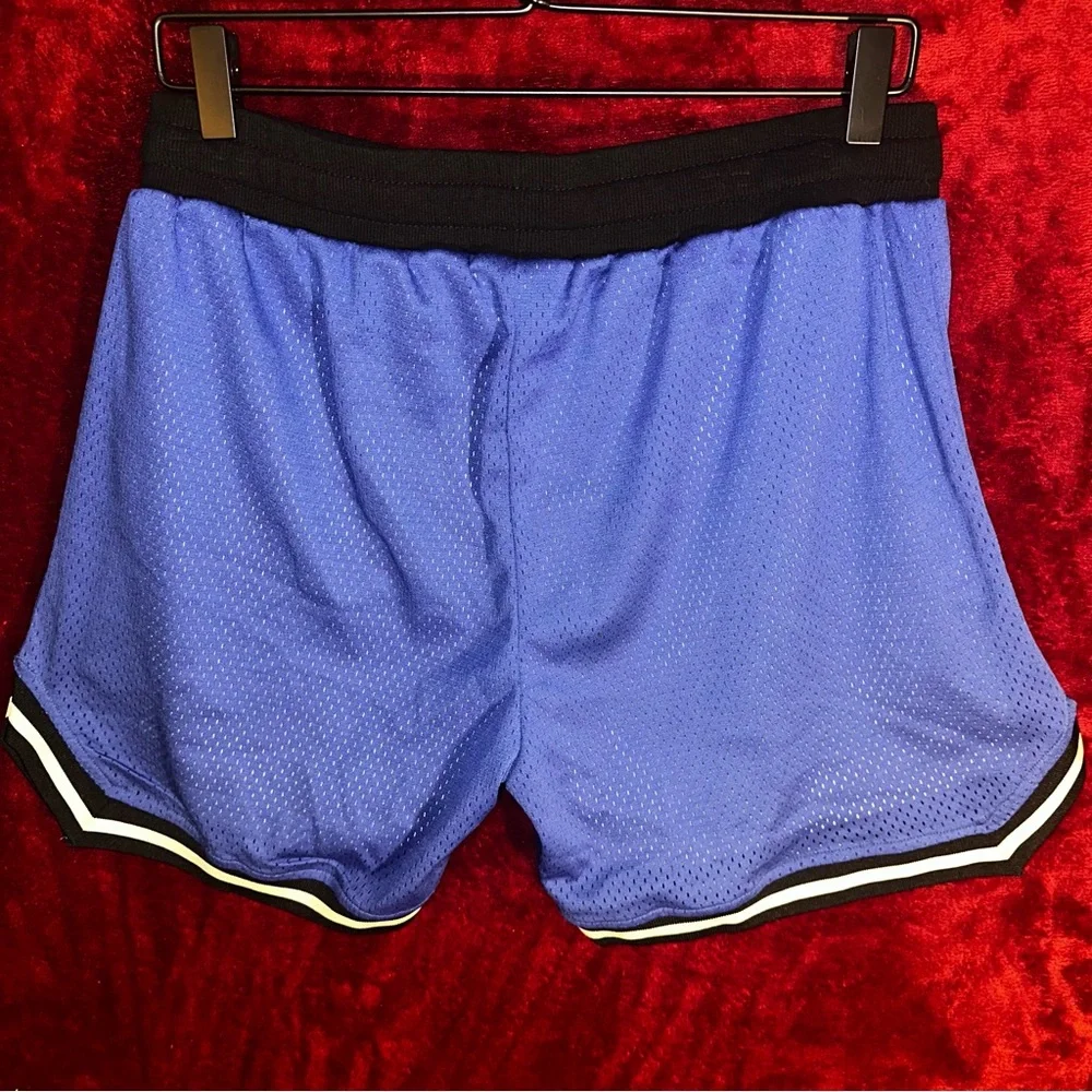 Stack Supply Company‎ Streetwear Men’s Jersey Shorts Large Blue Zippered Pockets